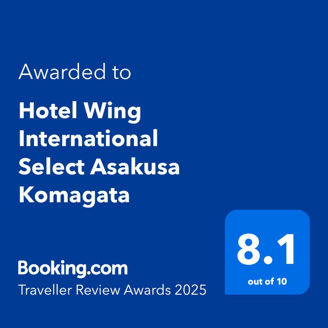 Hotel Wing International Select Asakusa Komagata Tokio Exterior foto