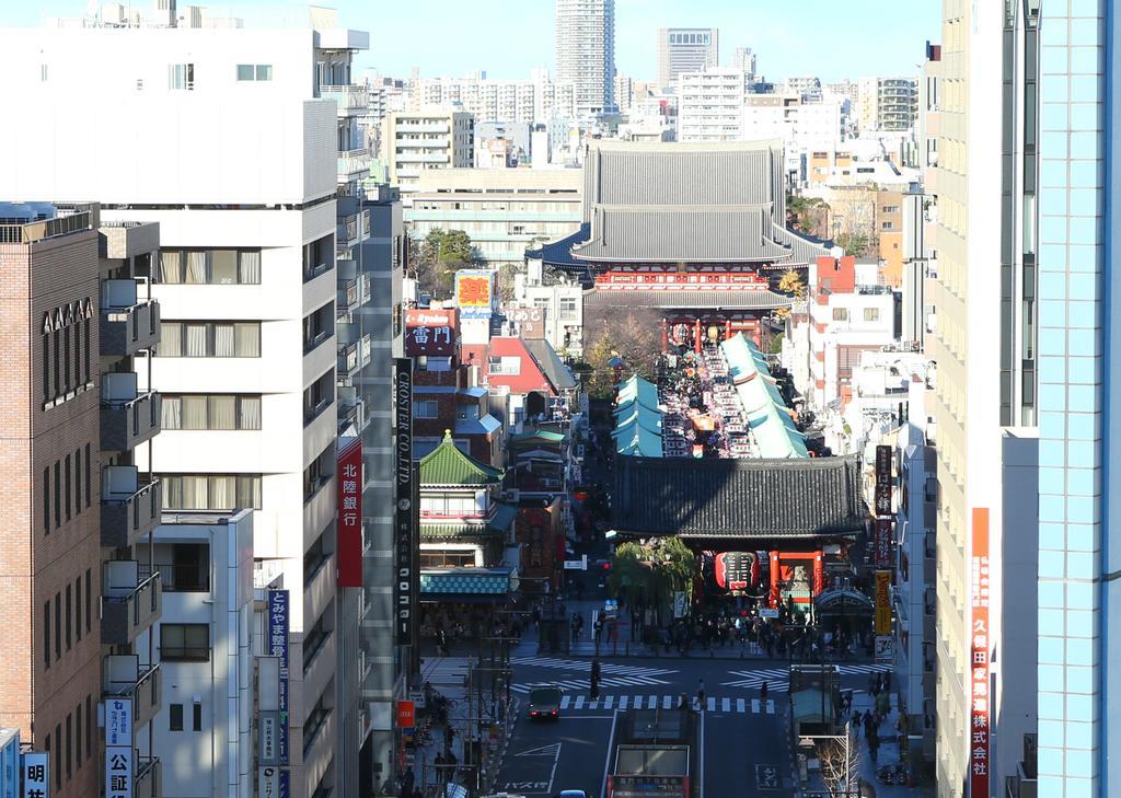 Hotel Wing International Select Asakusa Komagata Tokio Exterior foto